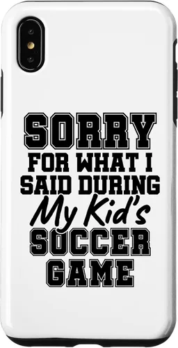 Vista 11 de Sorry for What i Said During My Kid's Soccer Game Day Parent Case for iPhone 17
