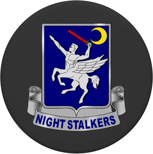 Vista 3 de 160th SOAR - Alcachofa de noche DUI - Gris - PopSockets Grip and Stand for Phones and Tablets