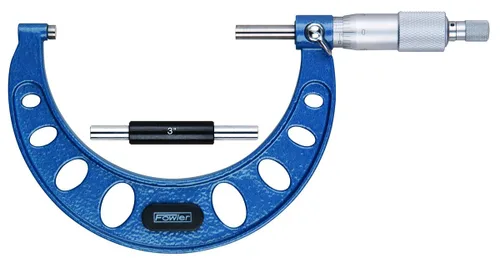 Vista 12 de Fowler 52-240-003-1, Micrómetro de Pulgadas Exterior con Rango de Medición de 5,1 a 7,6 cm