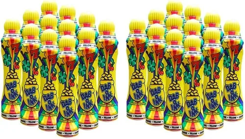 Vista 4 de Dab-O-Ink Una docena de bingo amarillo de 4 oz Dauber