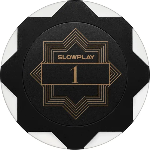 Vista 19 de SLOWPLAY Nash Clay - Fichas de póquer, 0.49 oz de compuesto de arcilla pesada, 1.575 in a granel, paquete de 50 con denominación de 10