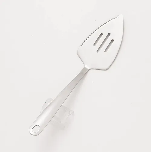 Vista 4 de Farberware Profesional Servidor de Tartas/Cuchillo para Pasteles de Acero Inoxidable - Juego de 2 Servidor de Postres de Borde Dentado de 11