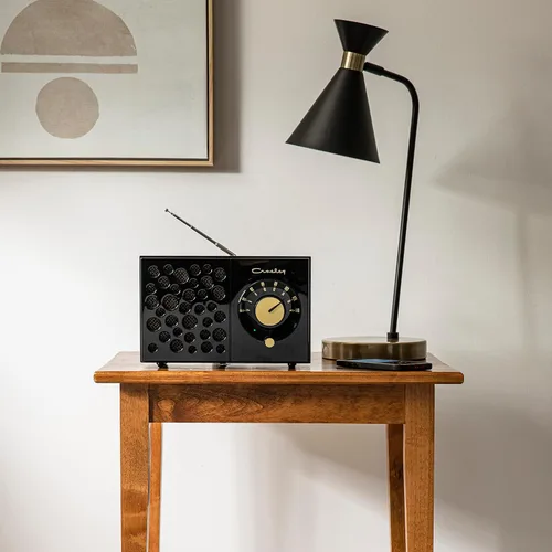 Vista 14 de Crosley CR3042A-BK Maverick Radio AM/FM portátil con receptor Bluetooth, color negro