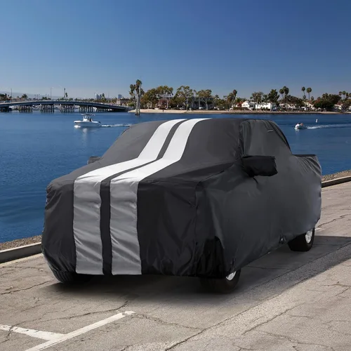 Vista 7 de iCarCover Funda de camión personalizada para Dodge Ram 1500 cabina regular, 6.5 pies, cama regular 1994-2010, impermeable, para todo tipo de clima