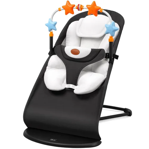 Vista 6 de HKAI Accesorio para asiento de gorila para bebé, cojín acolchado de tela suave de piel de melocotón, inserto de repuesto para gorila infantil
