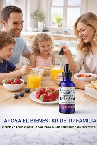 Vista 3 de HoneyCombs Gotas líquidas prenatales de ácido fólico, 1 oz