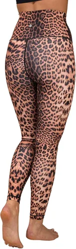 Vista 4 de Yogalicious Leggings suaves de cintura alta a prueba de sentadillas con estampado para mujer