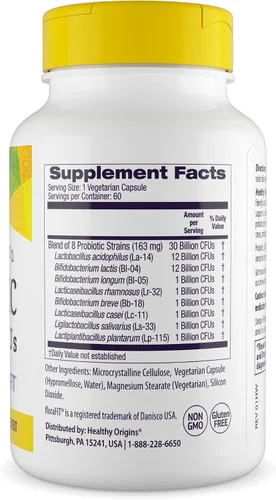 Vista 2 de Probióticos Healthy Origins con treinta mil millones de UFC, Healthy Origins123, 1, 1