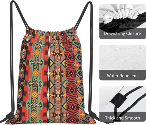Vista 3 de Mochila deportiva impermeable con cordón, ajustable, ligera, para gimnasio, baile, para mujeres, hombres, niños y niñas, 25, dibujos animados