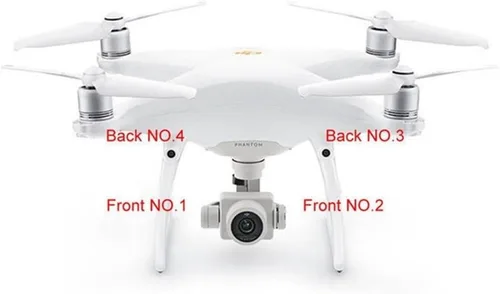Vista 6 de [Piezas de drones] Cubierta de antena de tren de aterrizaje para DJI Phantom 4 RC Cámara Drone Reemplazo Original Tapa Decorativa 4pcs/Set