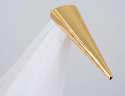 Vista 4 de MÁS CAMBIO Lámpara de escritorio de pájaro de 28.5 pulgadas, moderna lámpara táctil de pájaro dorado
