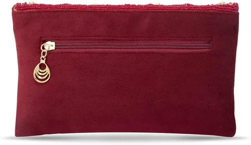 Vista 7 de Aheli Bolsos de mano indios para mujer, bolsos de noche hechos a mano para boda, fiesta nupcial