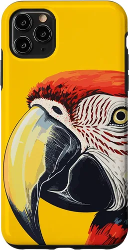 Vista 13 de Funda para iPhone 16 con diseño de guacamayo pájaro