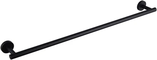 Vista 10 de kimzcn Toallero de mano negro mate de 9 pulgadas SUS 304 de acero inoxidable para montaje en pared de baño