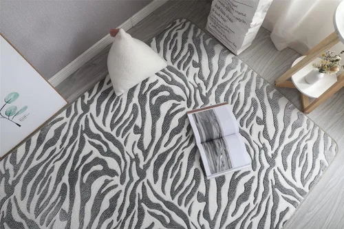 Vista 7 de Alfombra luminosa que brilla en la oscuridad para dormitorio, sala de estar, única, suave, lavable, moderna, alfombra de interior para dormitorio