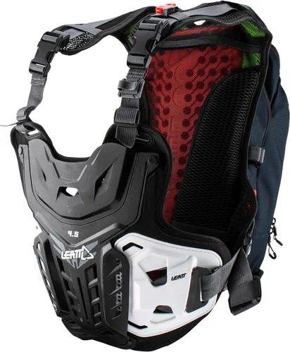 Vista 3 de Leatt Protector de Pecho Moto 4.5 Hydra Negro/Rojo