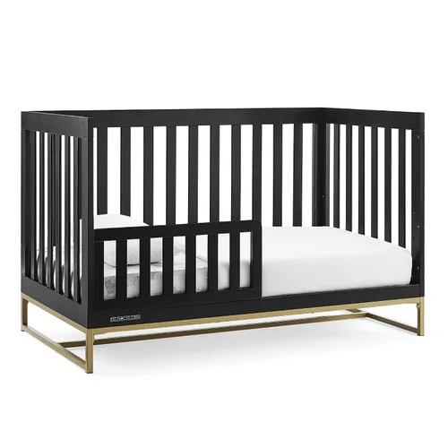 Vista 10 de Delta Children Jade Cuna convertible 4 en 1 - Certificado Greenguard Gold, Ébano/Bronce bronce (Ebony/Bronze)