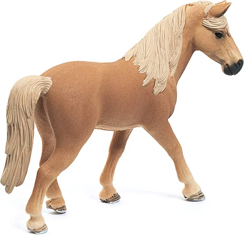 Vista 3 de Schleich Farm World, juguetes coleccionables de caballos para niñas y niños, figura de caballo yegua caminante de Tennessee, a partir de 3 años