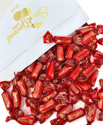Vista 11 de SweetGourmet Rossana - Caramelo duro italiano relleno de chocolate y avellana, 1 libra