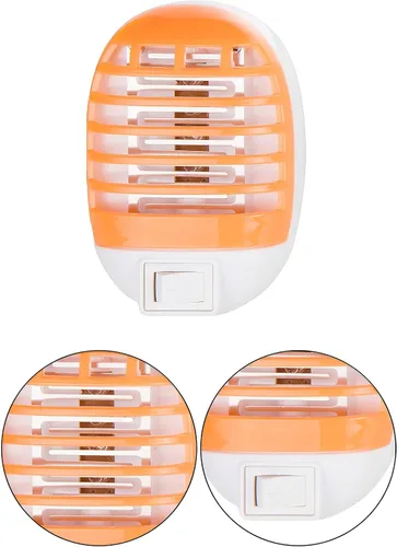 Vista 7 de Trampas para moscas de interior para el hogar, PARSMIC - Trampa para mosquitos, matamoscas eléctrica, matamoscas - naranja, 2