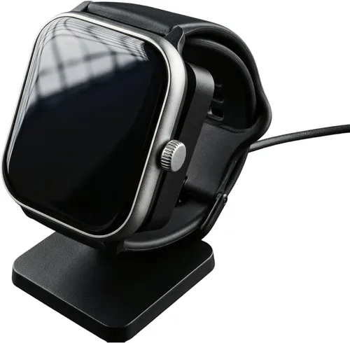 Vista 8 de Spade & Co Paquete de 4 relojes inteligentes de salud con base de carga, monitor de frecuencia cardíaca, sueño y SpO2, podómetro, batería de más