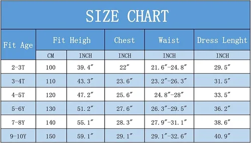 Vista 6 de Princess Dress for Little Girls Frozen Elsa Dress Up Kids Halloween Costume Family Party Birthdays Cosplay Outfit