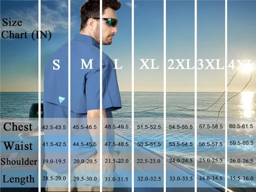 Vista 6 de Camisas de manga corta para hombre, protección solar UV UPF 50+, sólidas, antiestáticas, impermeables, transpirables, de secado rápido, SPF