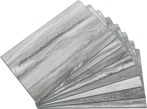 Vista 35 de Palisade Azulejos de vinilo entrelazados impermeables para pared/salpicadero para cocina o baño en mármol español (muestra de 4.5x11 pulgadas)