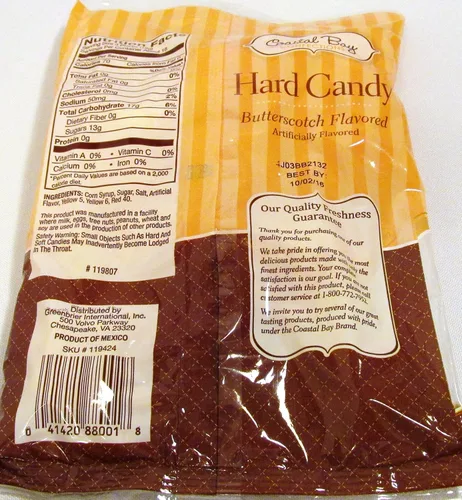 Vista 3 de Coastal Bay Caramelo duro con sabor a caramelo (2) bolsas de 10 onzas