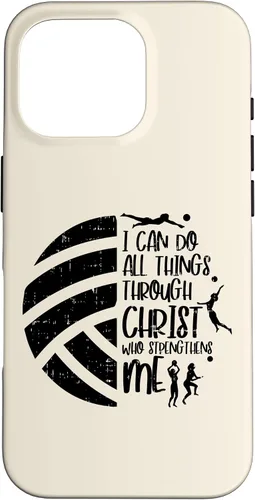 Vista 20 de I Can Do Things Through Christ Volleyball Christian Gift Case for iPhone 17