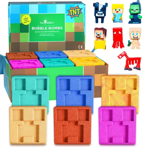 Vista 14 de Bombas de baño de dinosaurios para niños con juguetes sorpresa en el interior (paquete de 6) – Bombas de baño de burbujas grandes para niños y niñas