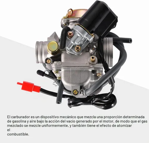Vista 4 de GOOFIT PD24J carburador para GY6 150 cc ATV motor 157QMJ de Scooter