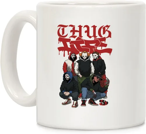 Vista 138 de LookHUMAN Tazas de Halloween Taza de café de Halloween - Tazas de café para decoración ideales para amantes y entusiastas de la decoración - Taza