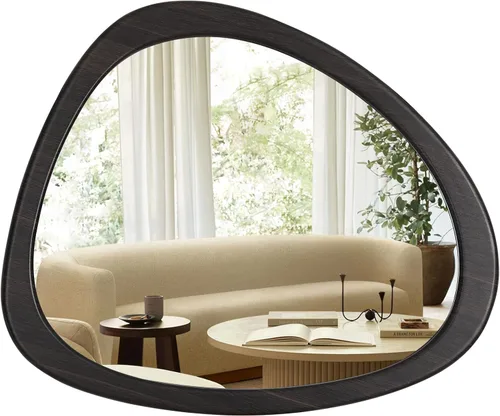 Vista 22 de WallBeyond Espejo asimétrico, espejo de pared irregular, espejos de pared decorativos para dormitorio, sala de estar, entrada, pasillo, espejo