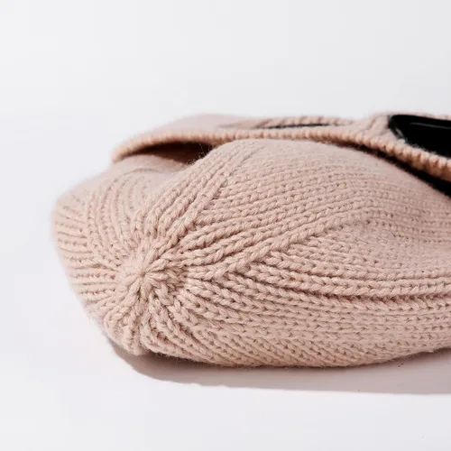 Vista 8 de JUQLQUJ Gorro con gafas para hombre y mujer, unisex, de punto de calavera lisa