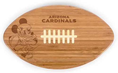 Vista 9 de PICNIC TIME NFL NFL Mickey Touchdown - Tabla de cortar y bandeja para servir de fútbol americano