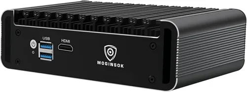 Vista 2 de Firewall Appliance 2.5Gbe Intel Celeron N5095 Quad Core, 4* Intel I225-V LAN sin ventilador Mini PC 8G DDR4 128G M.2 NVMe Soporte PFSENSE