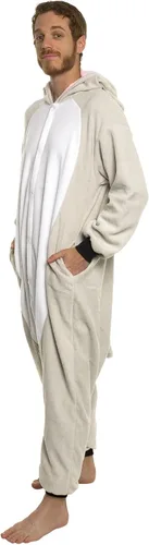 Vista 3 de Adult Onesie Halloween Costume - Animal and Sea Creature - Plush One Piece Cosplay Suit for Adults, Women and Men FUNZIEZ!