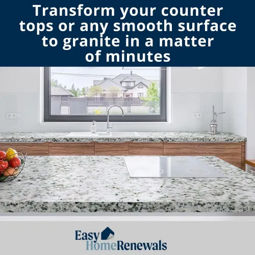 Vista 7 de Instant Granite, película para encimera - color Luna pearl