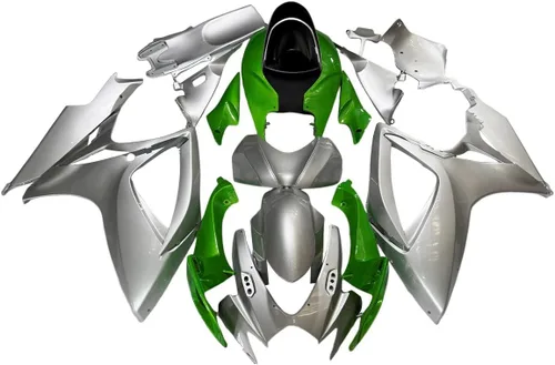 Vista 19 de Kit de Carenado Verde Militar de Inyección ABS Apto para 2006 2007 Suzuki GSXR600 GSXR750 K6 06 07 GSX-R600 GSX-R750 2006-2007 Conjunto