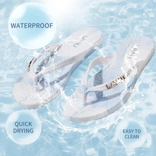 Vista 5 de Sandalias impermeables para mujer, ducha y agua antideslizantes para piscina y playa