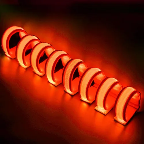 Vista 16 de FANL 8/12/24 PIEZAS Pulseras Brillantes, Pulseras LED para Niños y Adultos, Suministros de Fiesta que Brillan en la Oscuridad para Festival