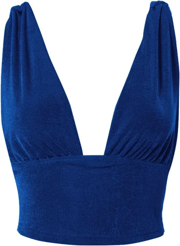 Vista 5 de LYANER - Camiseta corta sin mangas con cuello en V profundo y tirantes ajustados para mujer, diseño sexy y entallado