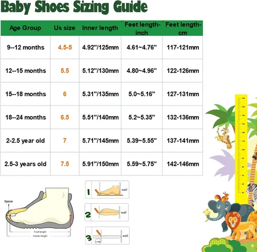 Vista 6 de HLMBB Toddler Shoes Unisex for Baby Boys Girls Shoes Cute Animal Hard Bottom Canvas Rubber Sole Kids Running Walking Sneakers
