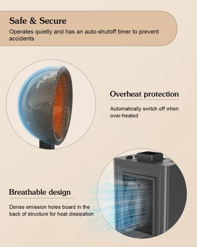 Vista 5 de Paddie Silla profesional para secador de pelo para salón, ángulo y altura y temperatura ajustable 1000 W, temporizador de 60 minutos