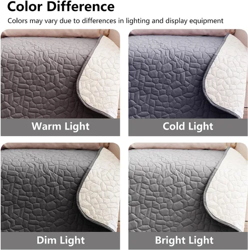 Vista 8 de Manta impermeable para perro, lavable, antideslizante, fundas de sofá para mascotas, resistentes al pelo de mascotas, para cama, silla, muebles