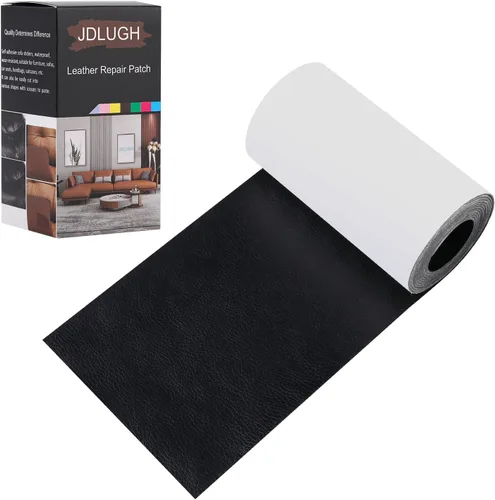 Vista 30 de JDLUGH Cinta de parche de reparación de cuero para sofá, 3.5 x 60 pulgadas, autoadhesiva para sofá, asiento de auto, silla de oficina, muebles