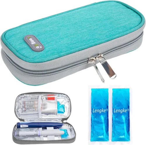 Vista 17 de YOUSHARES Paquetes de Hielo para Diabetes para Estuche de Viaje Enfriador de Insulina - Mini Paquetes de Hielo Adecuados para la Mayoría de Bolsas
