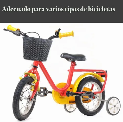 Vista 9 de Cesta para bicicleta, cesta de almacenamiento frontal para manillar con correas de cuero ajustables, accesorios de bicicleta, tejida a mano