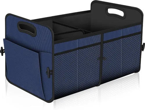Vista 15 de Femuar Organizador de maletero de gran capacidad, accesorio impermeable para coche, antideslizante, plegable, adecuado para todos los vehículos